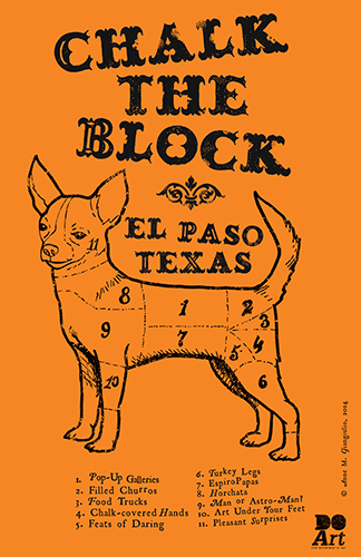 Chalk the Block Poster 2014