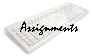 Calendar of Assignments