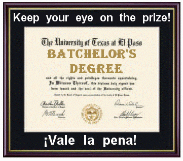 UTEP BA diploma