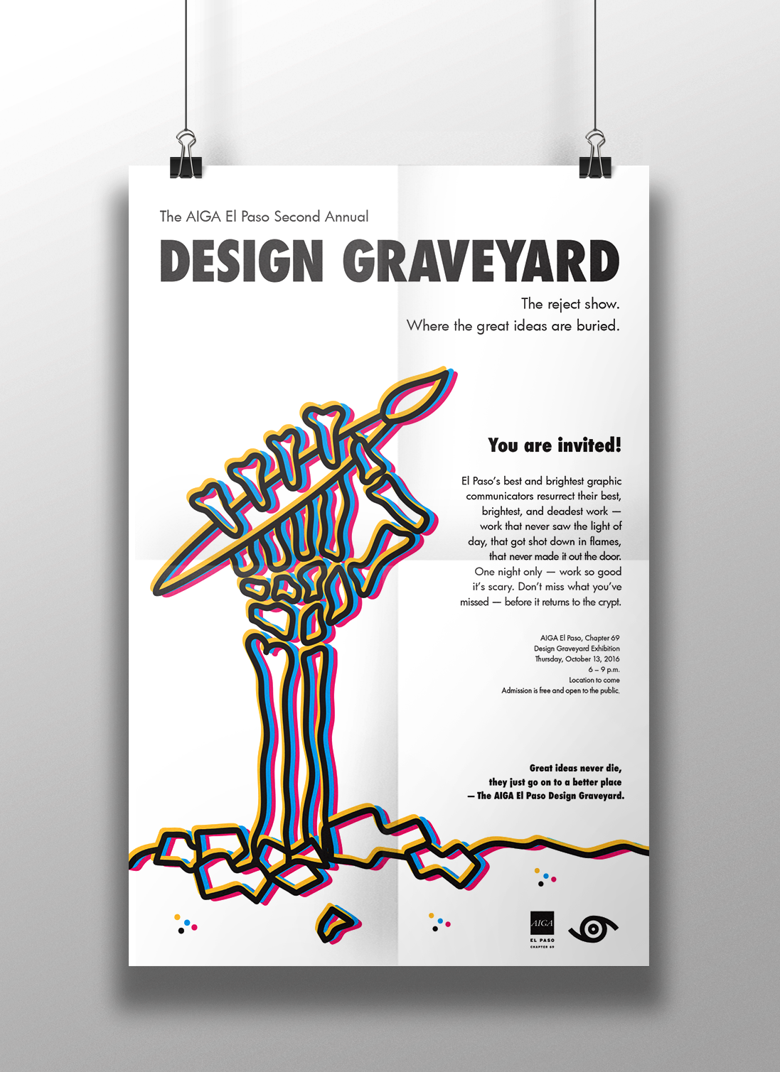 aiga design graveyard poster
