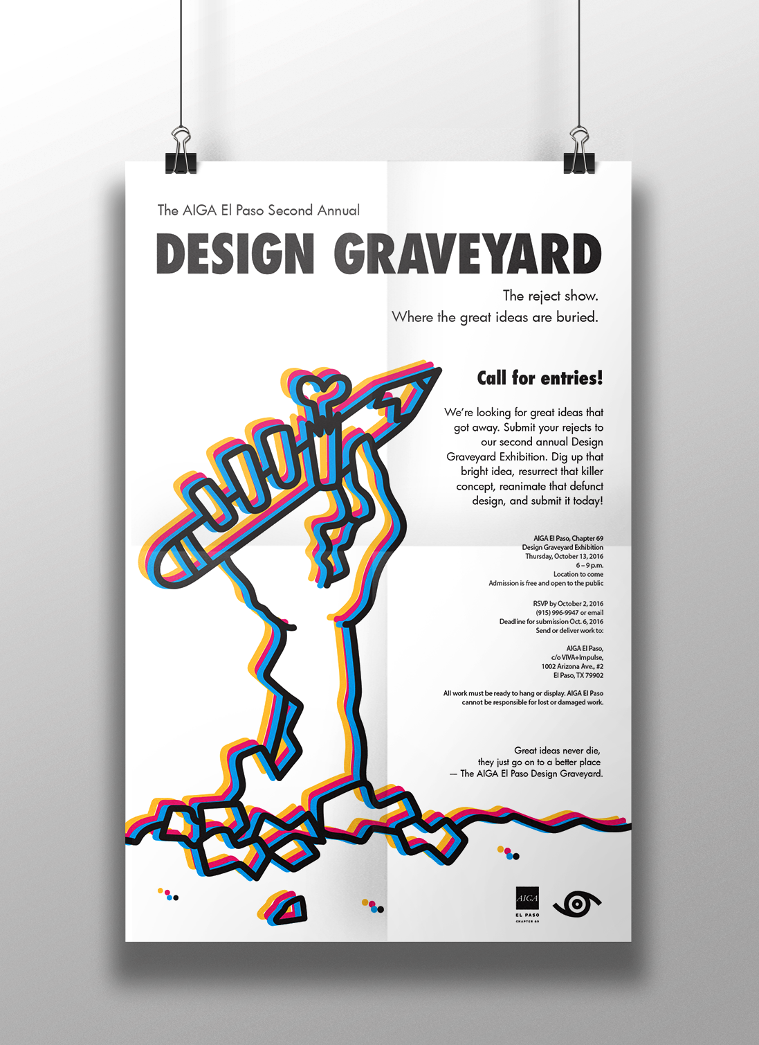 aiga design graveyard poster