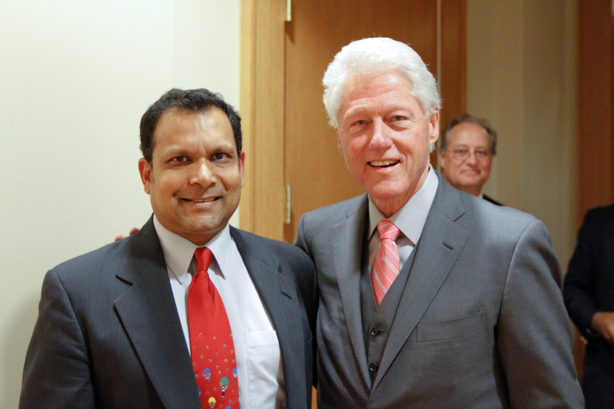 Singhal & President Clinton