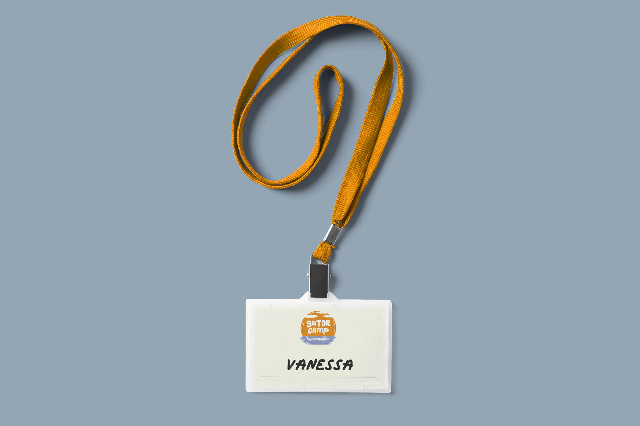 gator camp name tag