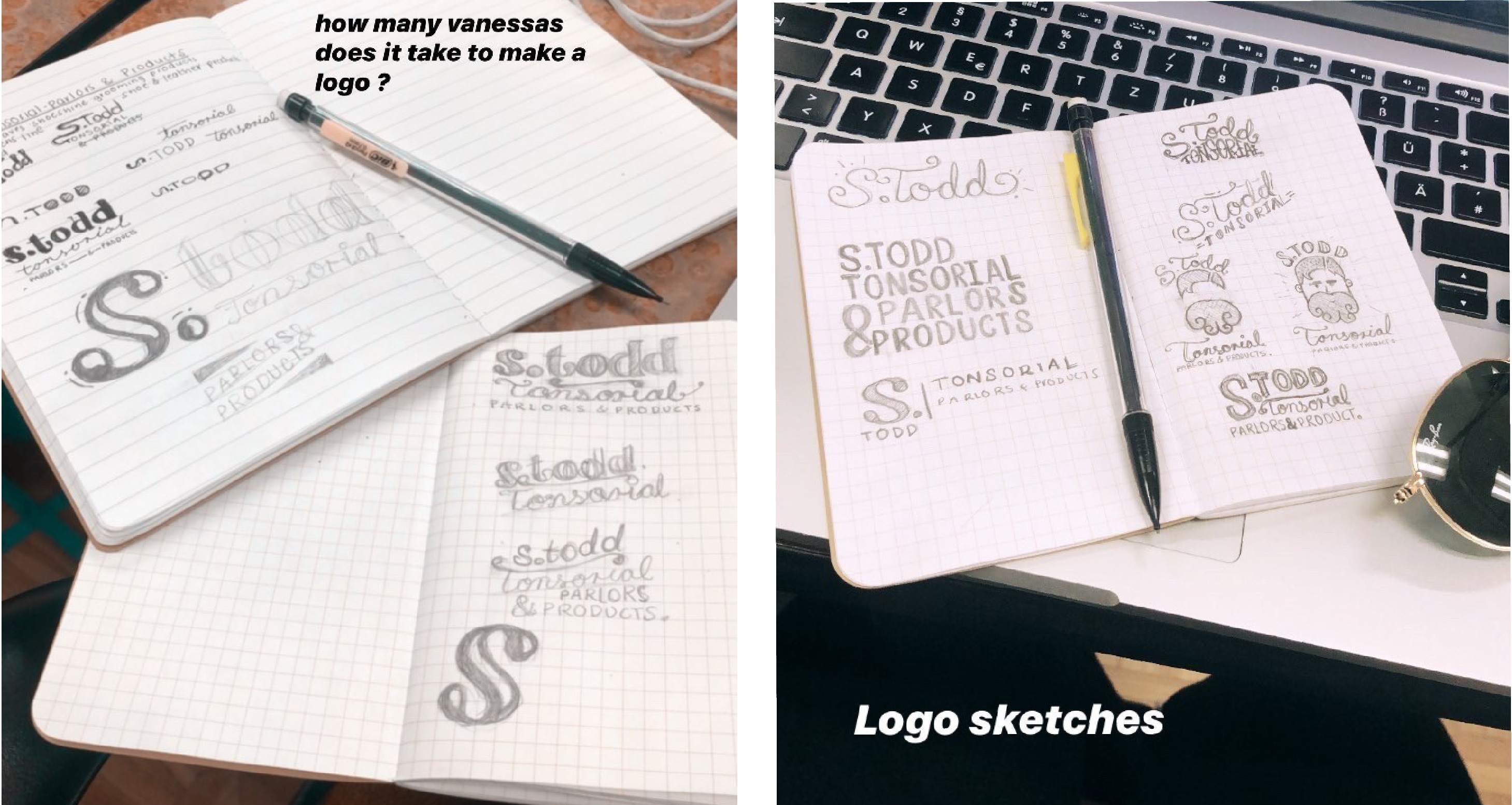 S. Todd Logo sketches 