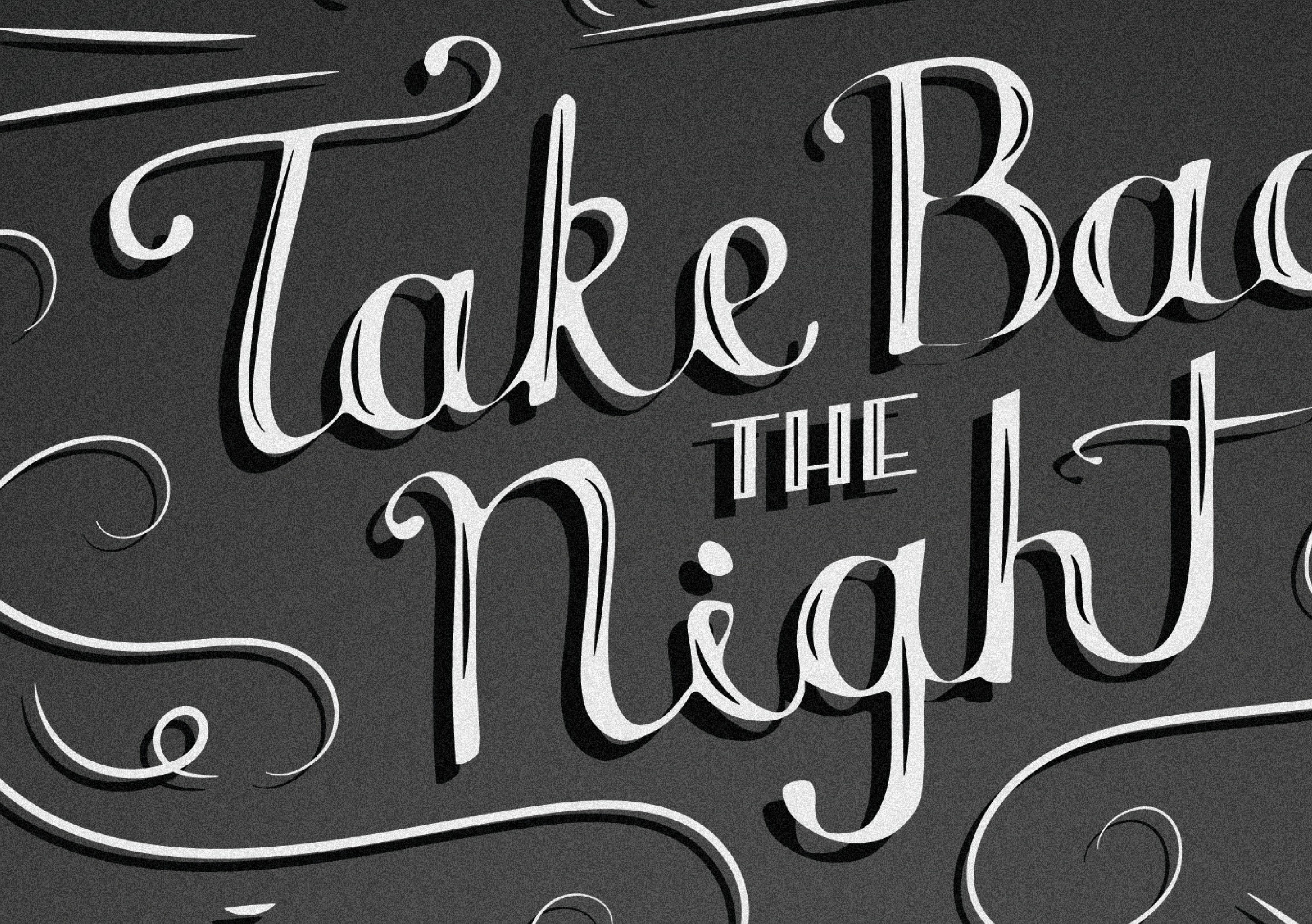 Take Back the Night Poster Close up