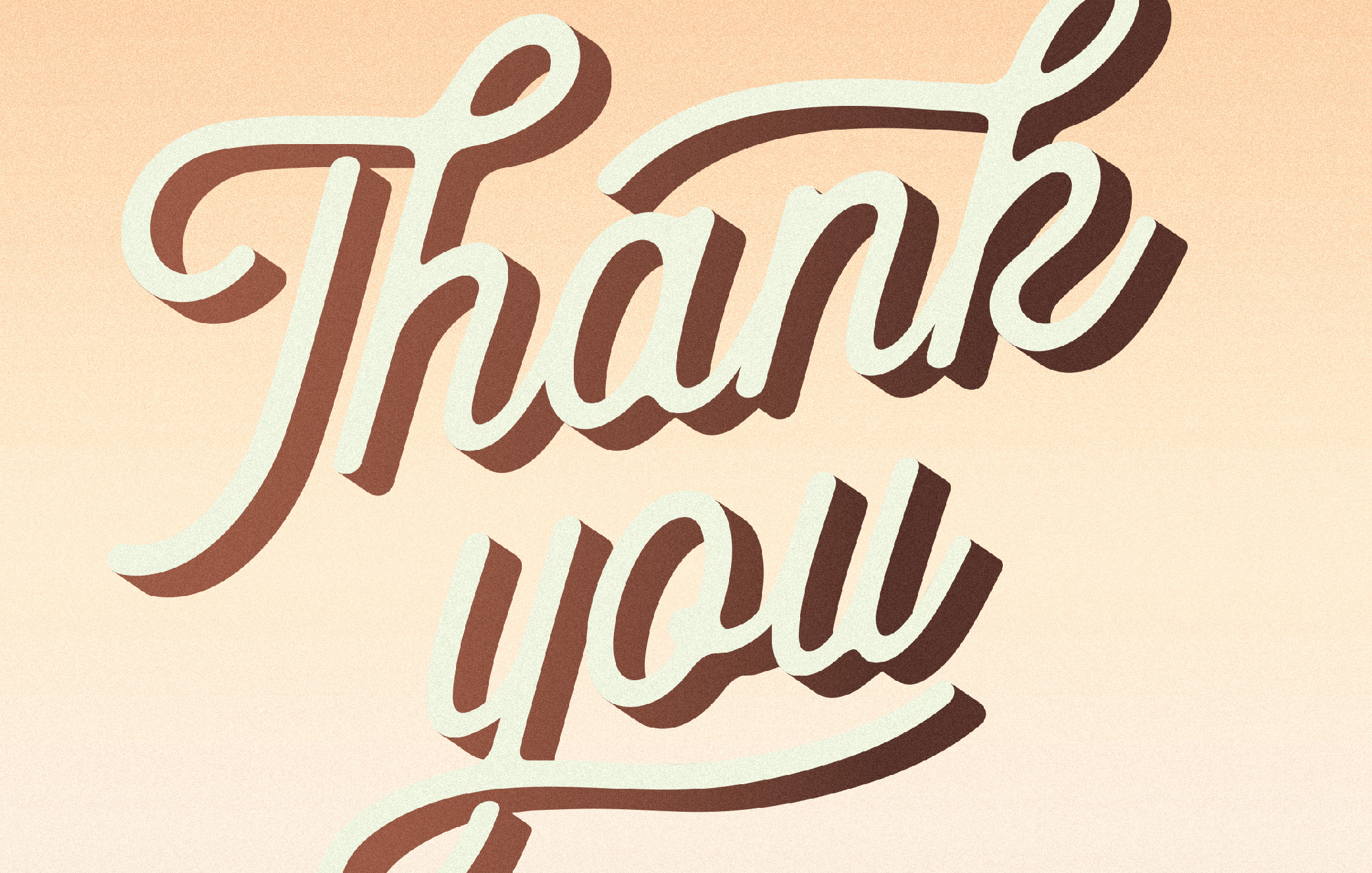 Thank You Close up